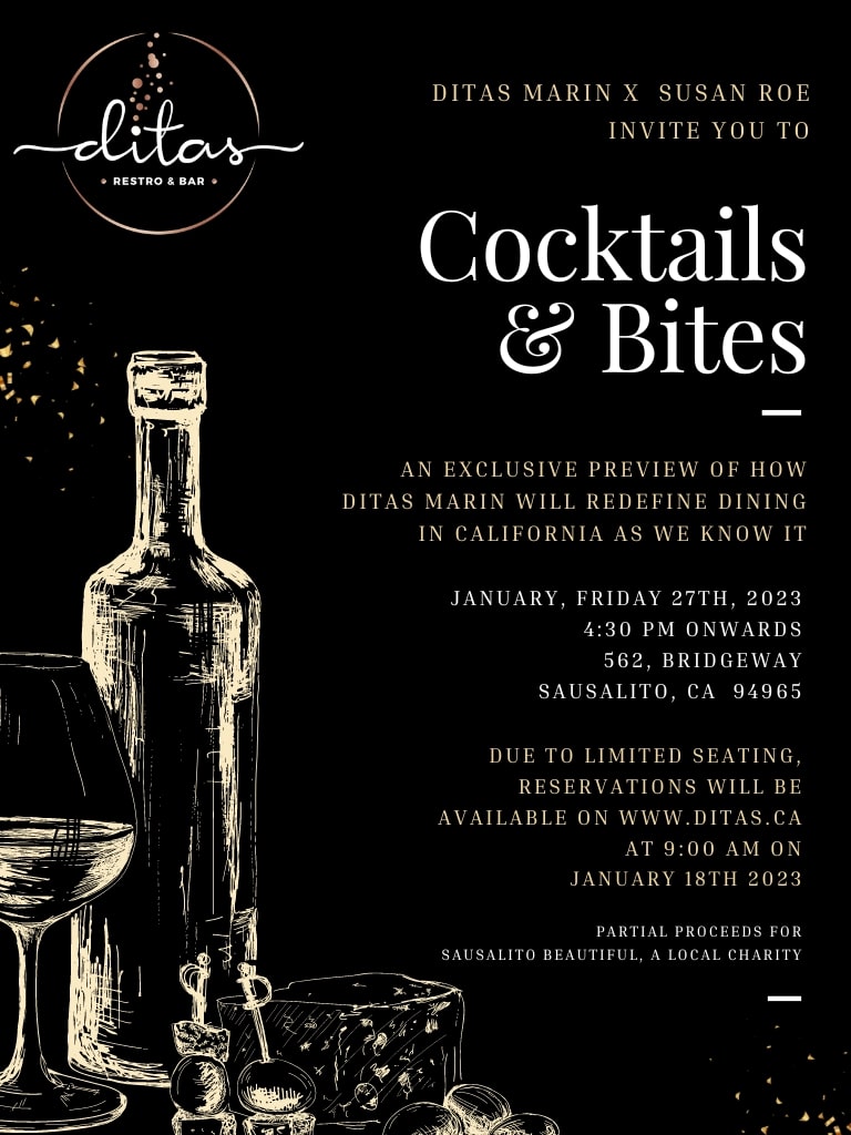 Cocktails & Bites – Private Event (Invite Only) – Ditas